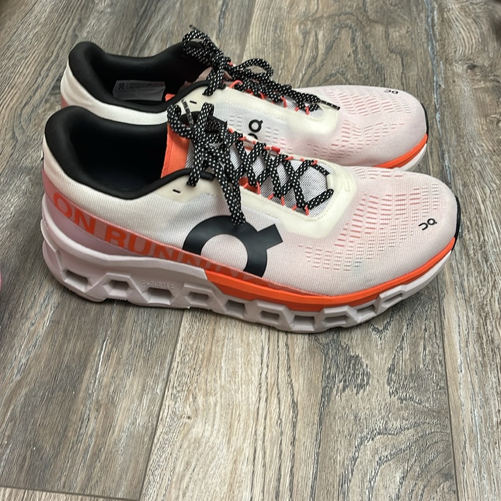 On Running Men's Shoes - White and Orange
